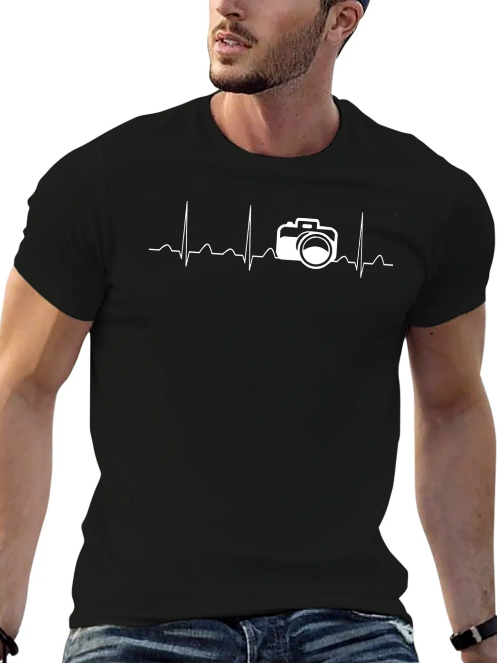 Photographer Heartbeat T-Shirt - Camera Love product image 6