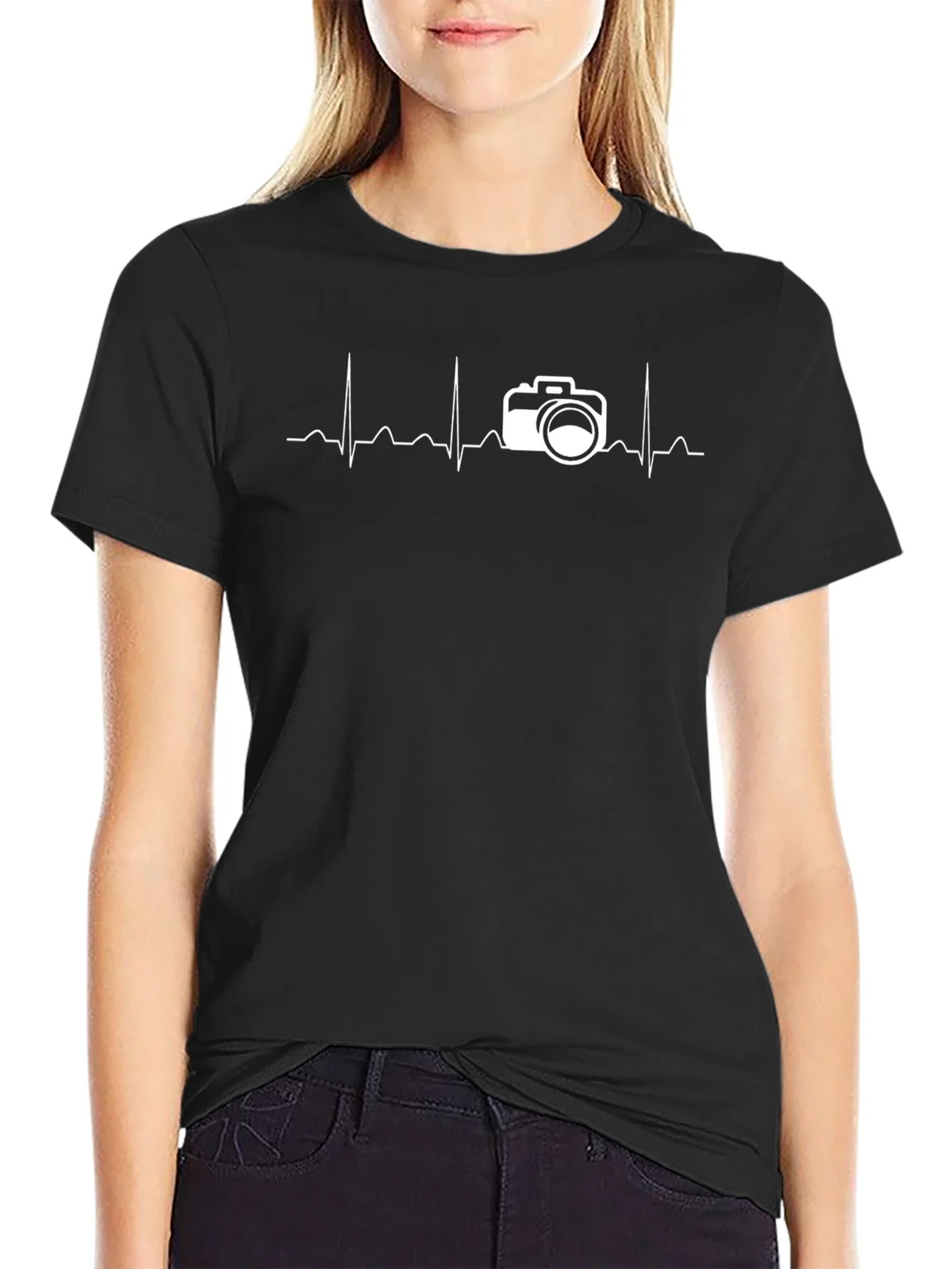 Photographer Heartbeat T-Shirt - Camera Love product image 2