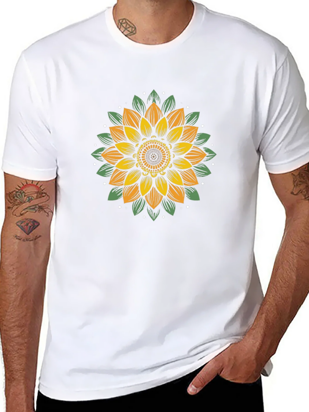 Sunflower Graphic Tee - Black product image 7