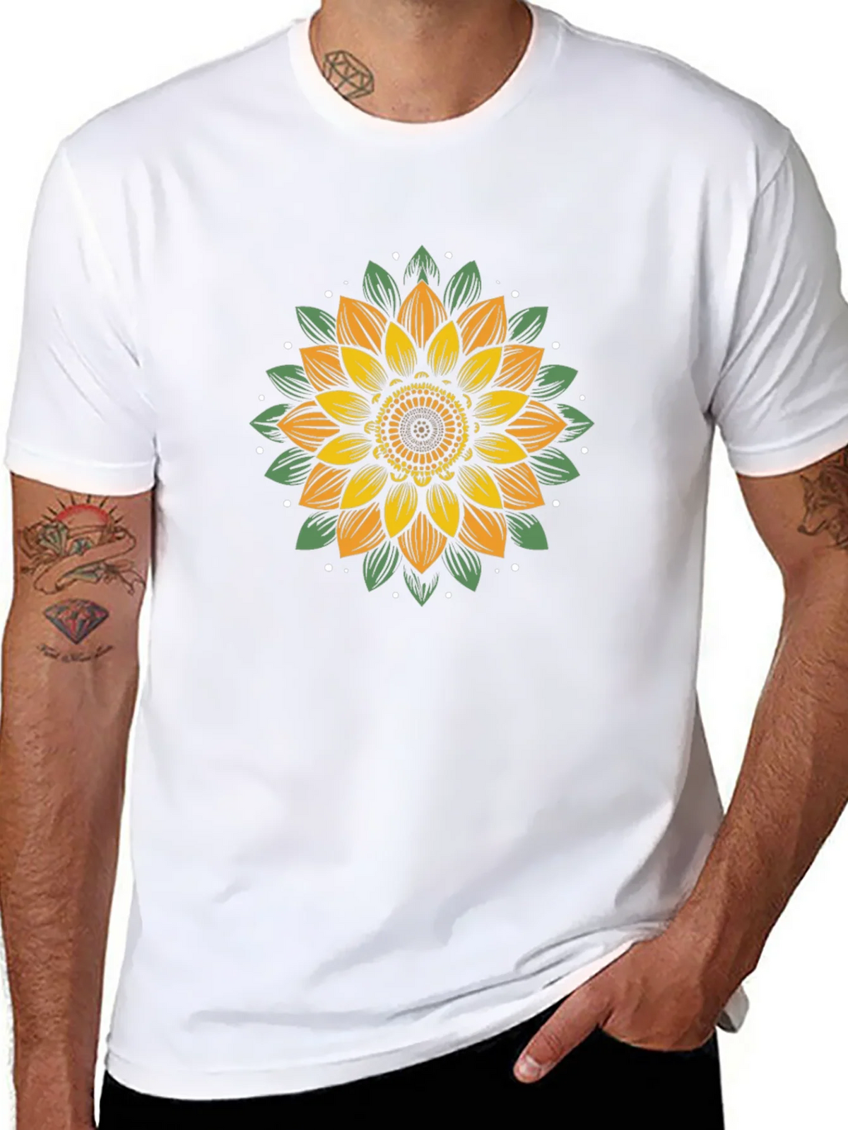 Sunflower Graphic Tee - Black product image 7