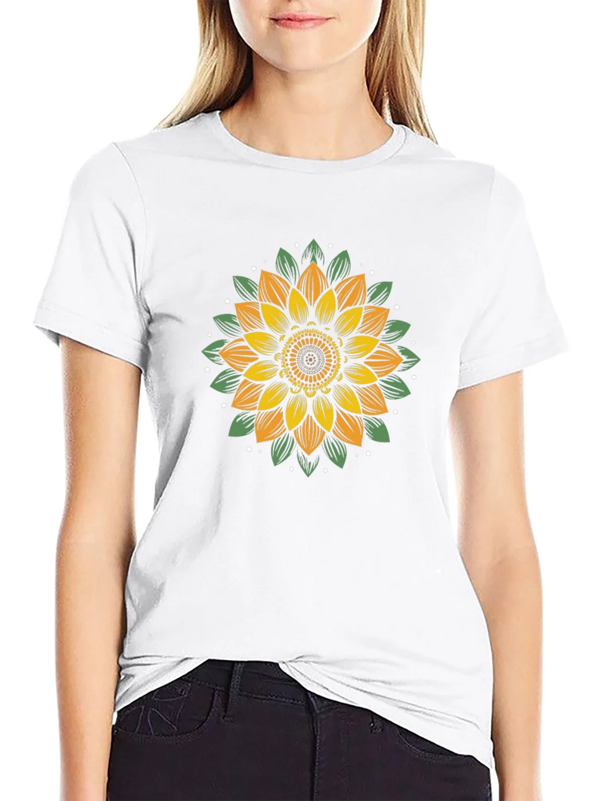 Sunflower Graphic Tee - Black product image 8