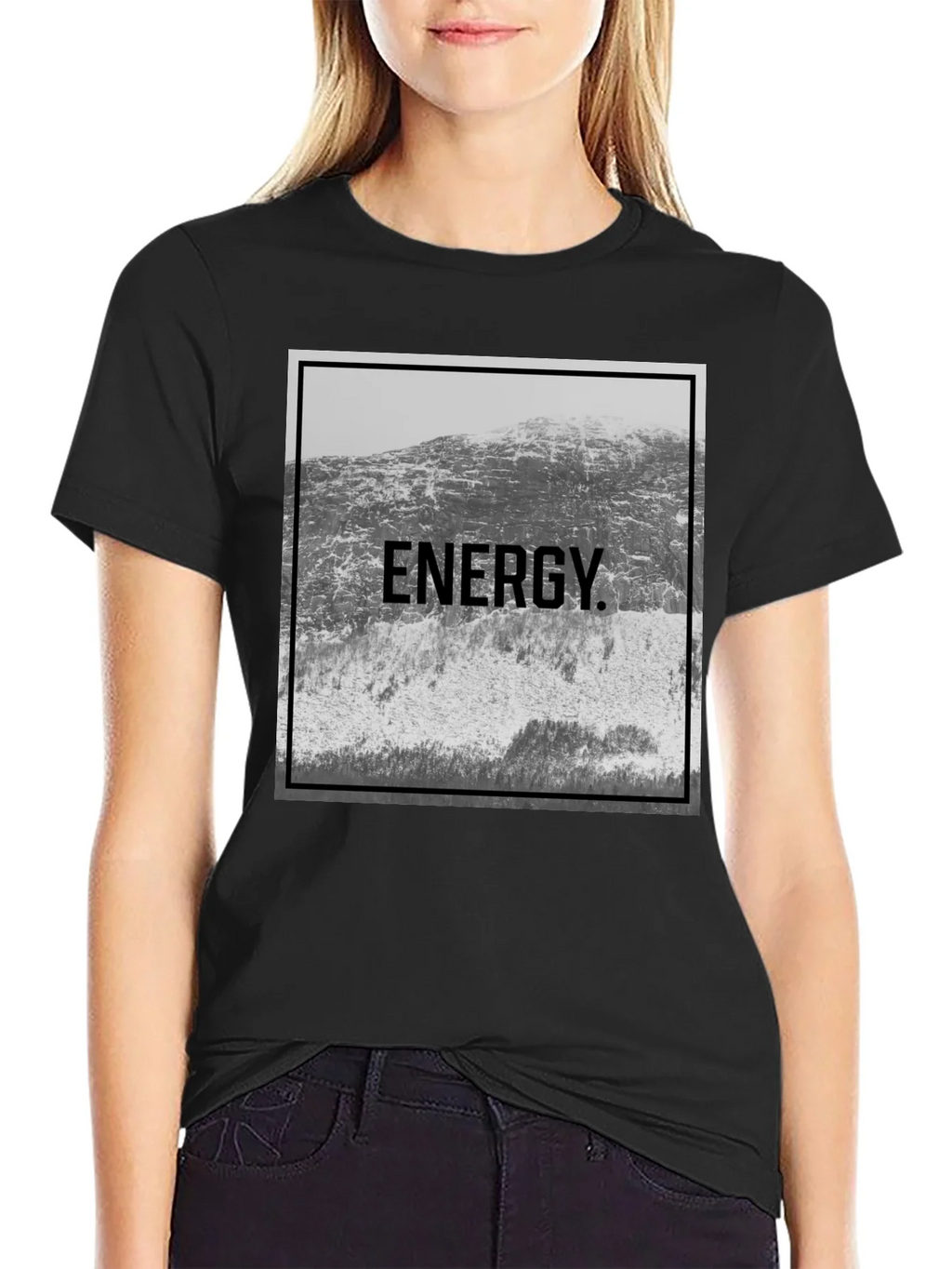 Energy Mountain Graphic Tee - Black product image 2