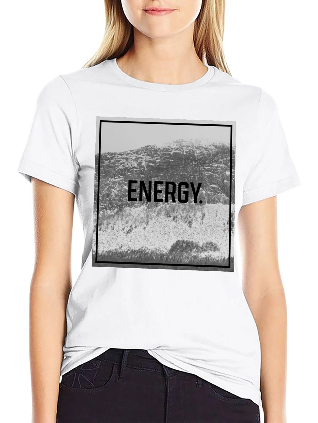 Energy Mountain Graphic Tee - Black product image 8