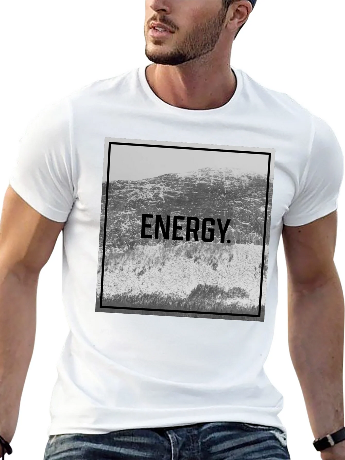 Energy Mountain Graphic Tee - Black product image 12