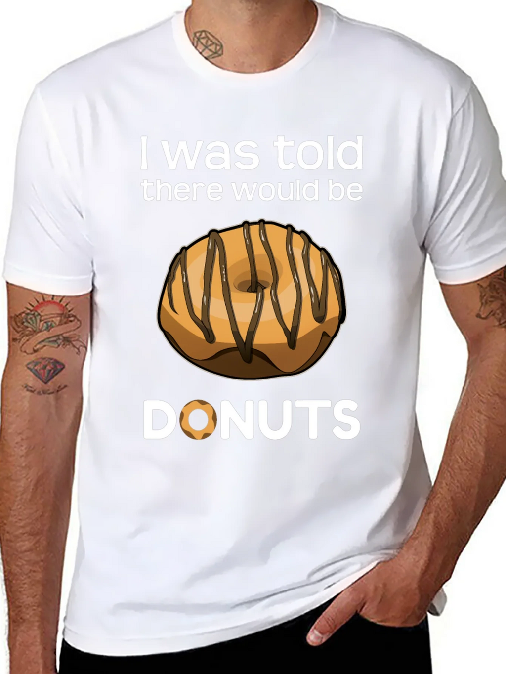 I Was Told There Would Be Donuts T-Shirt product image 7