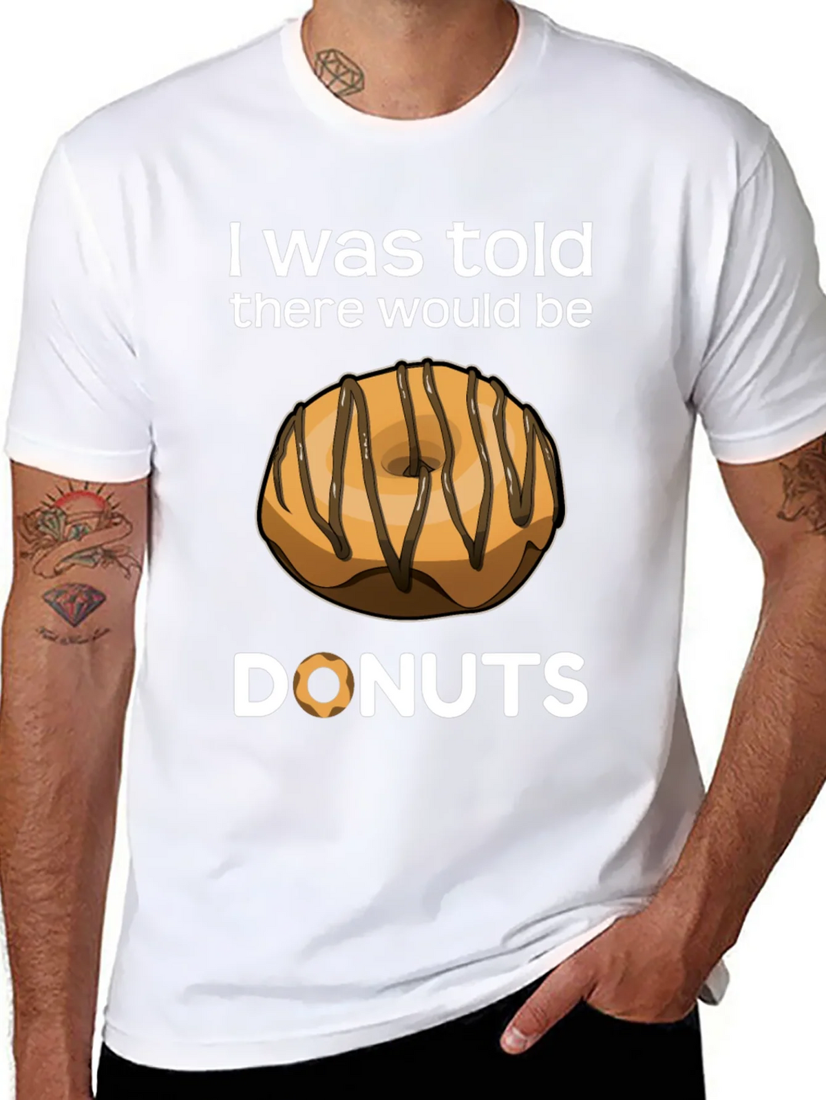 I Was Told There Would Be Donuts T-Shirt product image 7