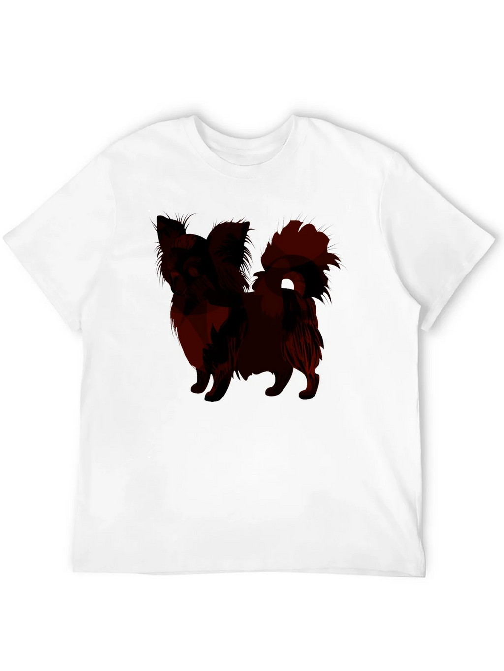 Mens Black T-Shirt with Dog Graphic product image 11