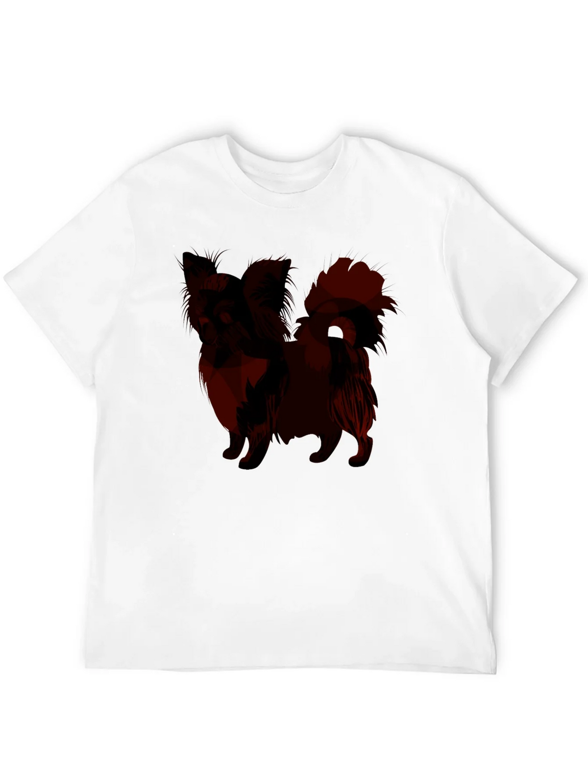 Mens Black T-Shirt with Dog Graphic product image 11