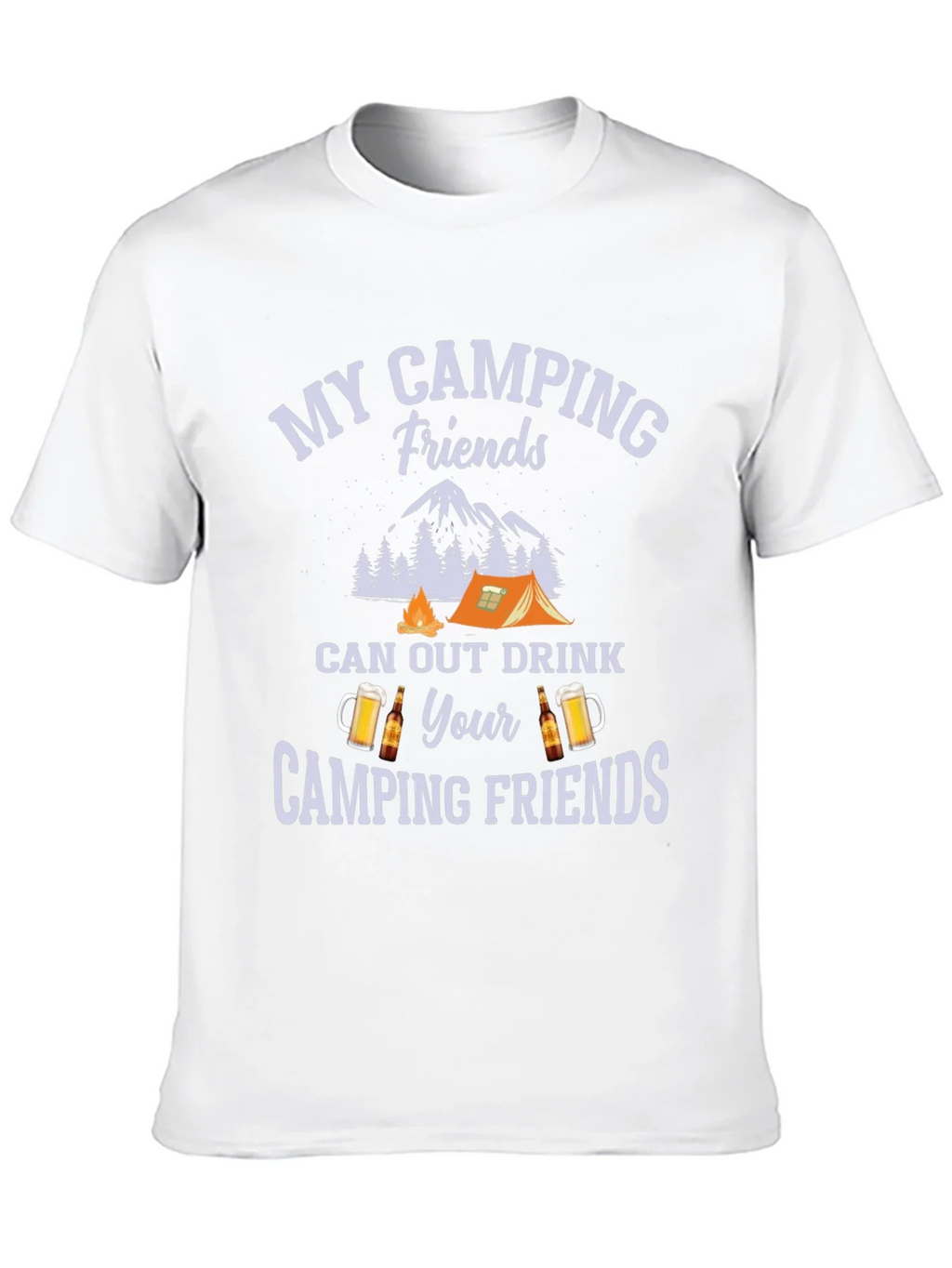 Camping Friends Drink Out T-Shirt product image 9