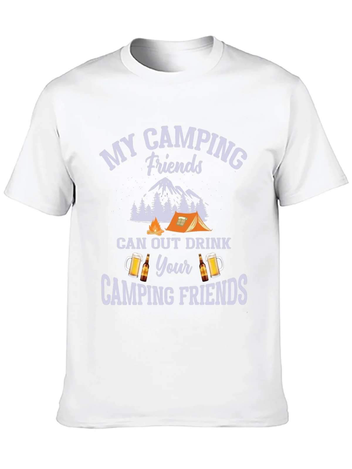 Camping Friends Drink Out T-Shirt product image 9