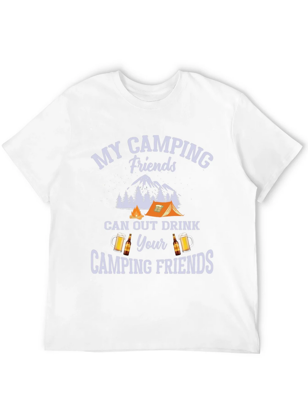 Camping Friends Drink Out T-Shirt product image 11