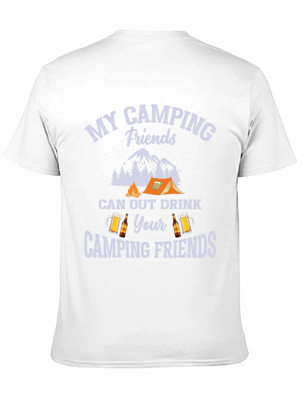 Camping Friends Drink Out T-Shirt product image 10