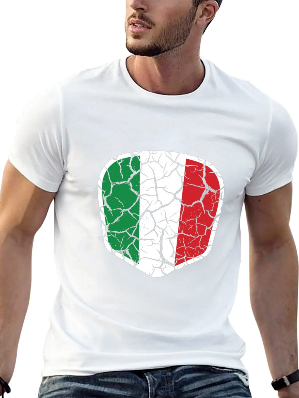 Italy Flag Distressed T-Shirt - Italian Pride Tee product image 12