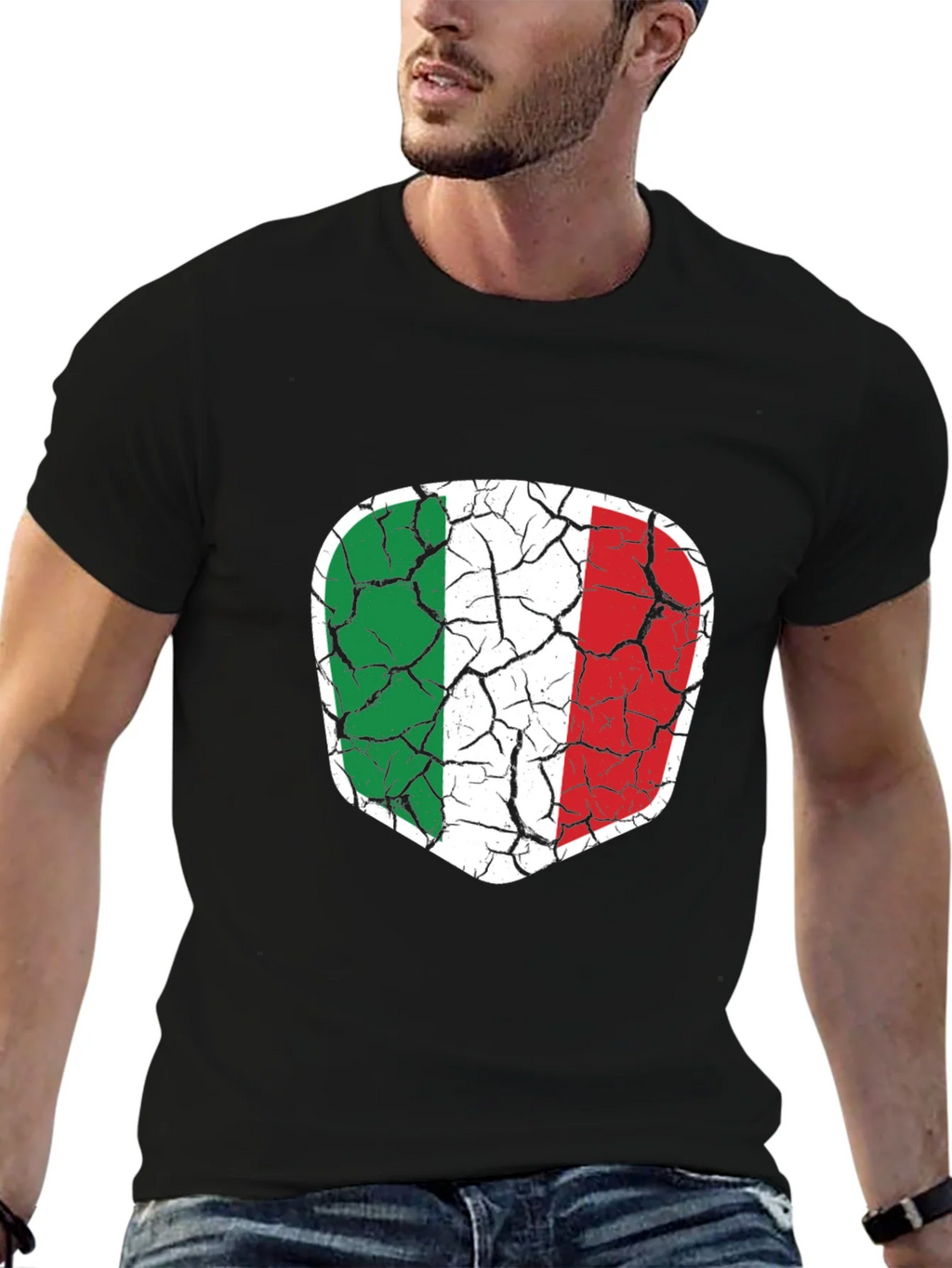 Italy Flag Distressed T-Shirt - Italian Pride Tee product image 6