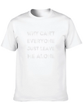 Funny Slogan T-Shirt - Leave Me Alone Tee product image 1