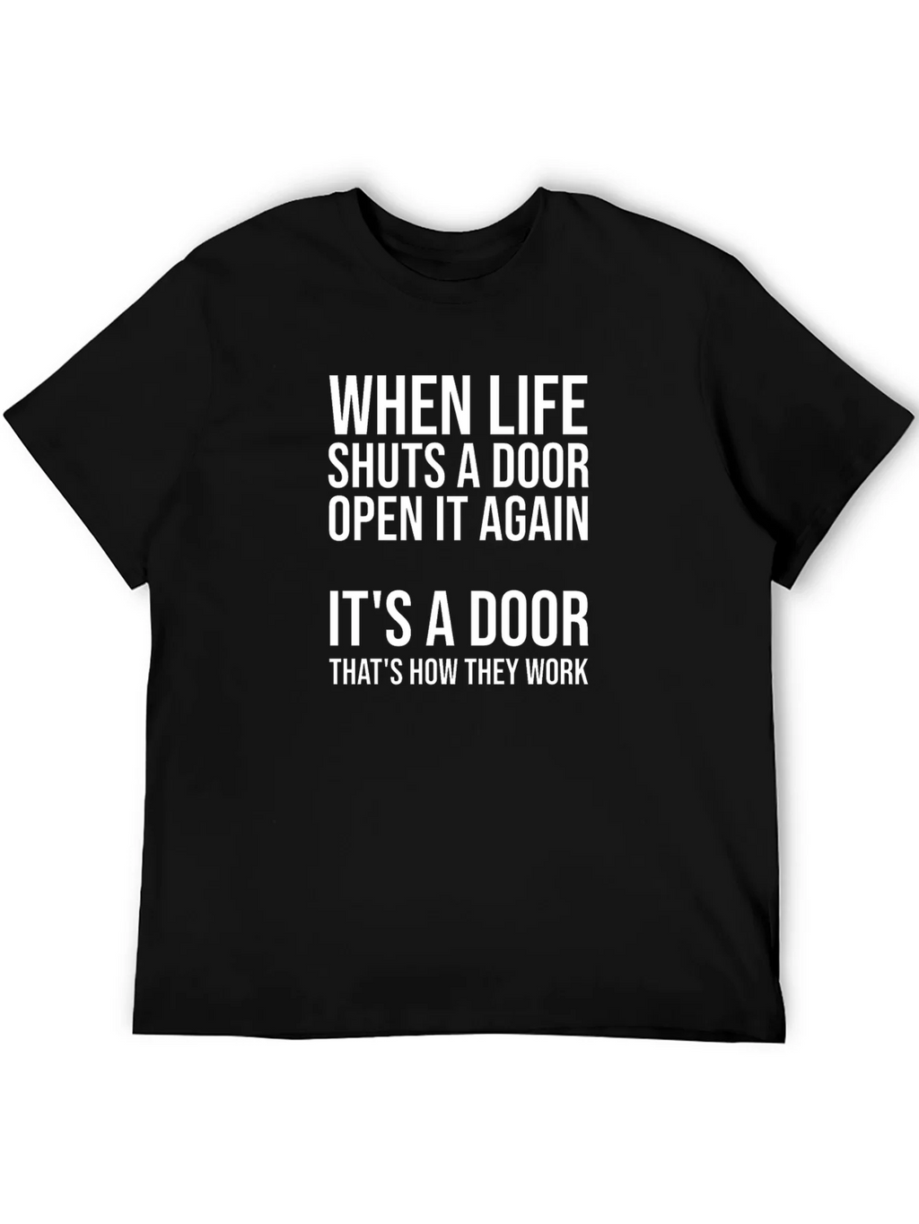 Humorous Its a Door Graphic T-Shirt product image 5