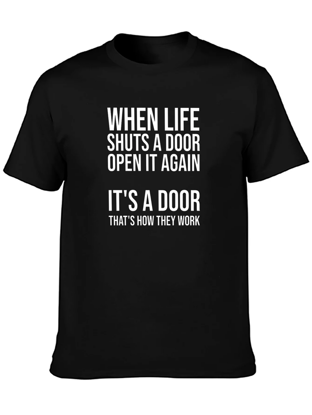 Humorous Its a Door Graphic T-Shirt product image 3