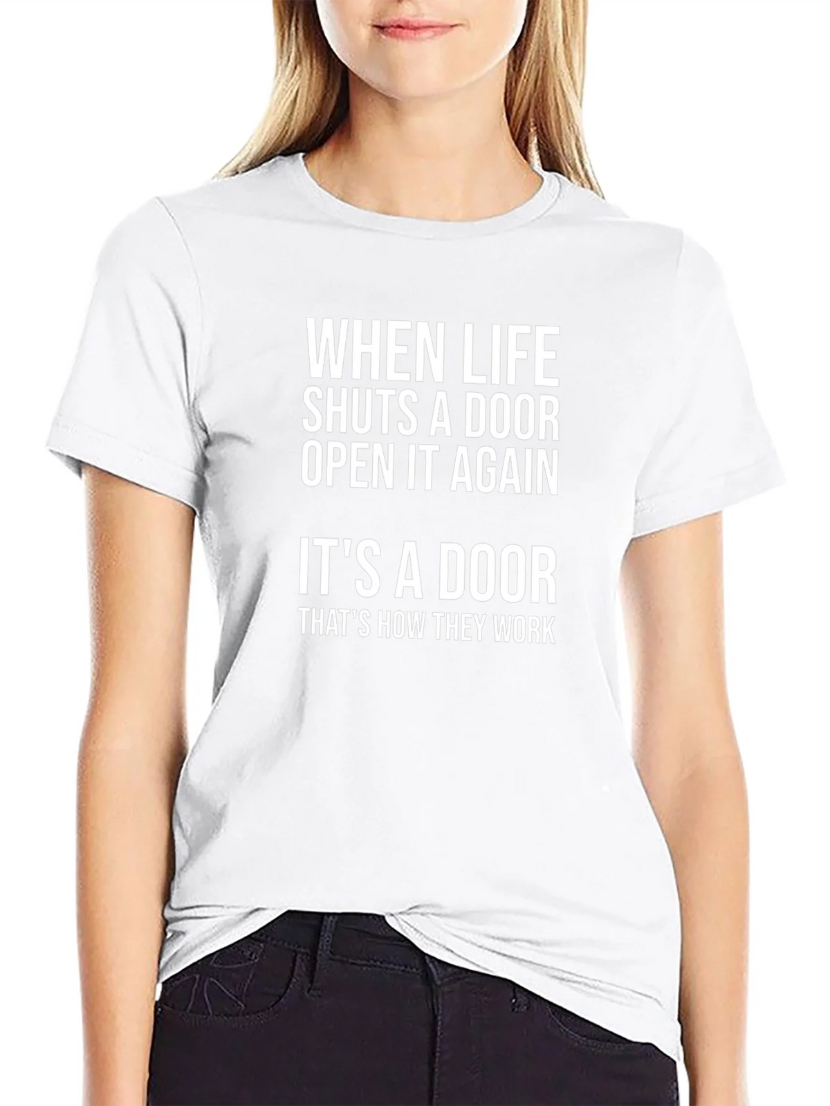 Humorous Its a Door Graphic T-Shirt product image 8