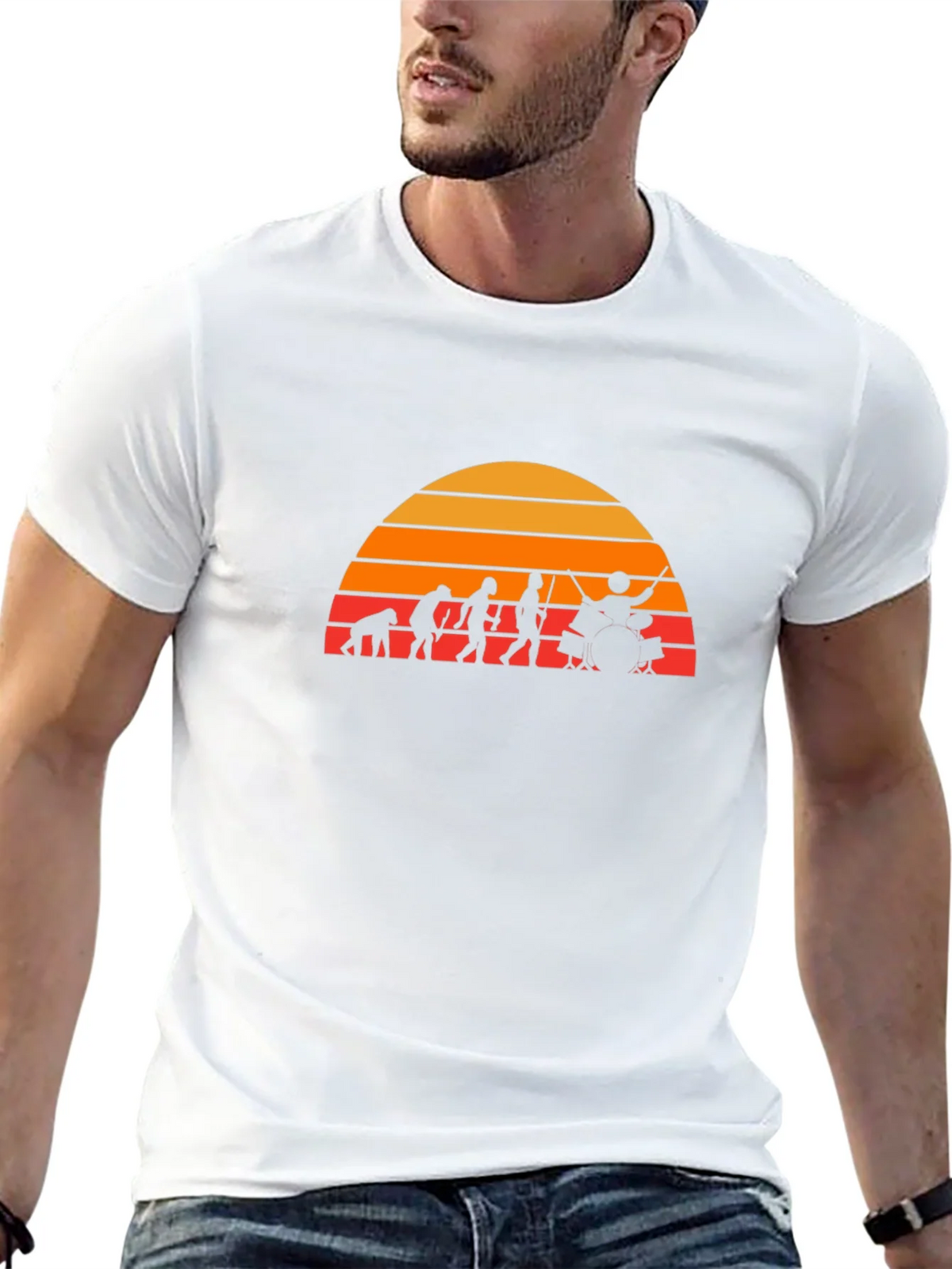 Drummer Evolution T-Shirt - Black product image 12