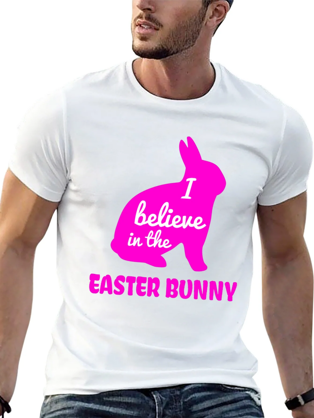 I Believe in the Easter Bunny T-Shirt product image 12
