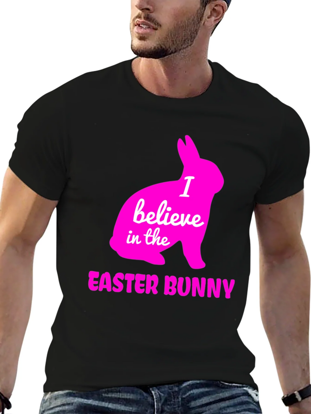 I Believe in the Easter Bunny T-Shirt product image 6