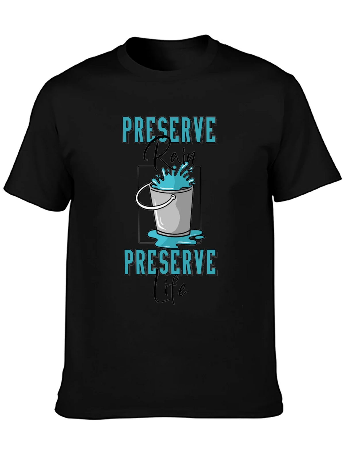 Preserve Rain T-Shirt - Environmental Awareness Tee product image 3