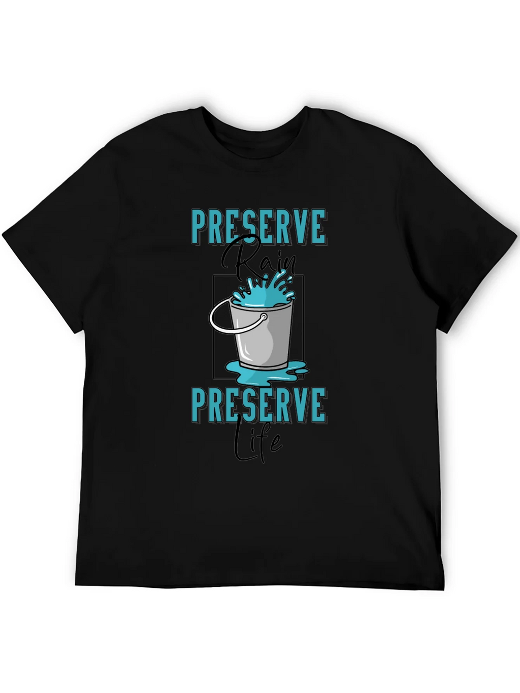 Preserve Rain T-Shirt - Environmental Awareness Tee product image 5