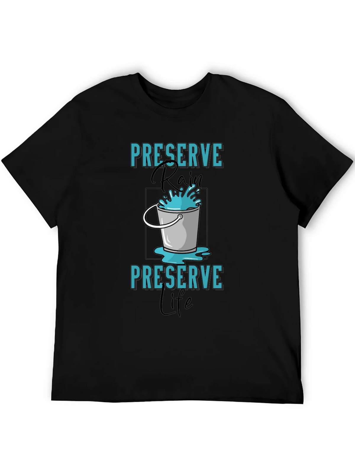 Preserve Rain T-Shirt - Environmental Awareness Tee product image 5