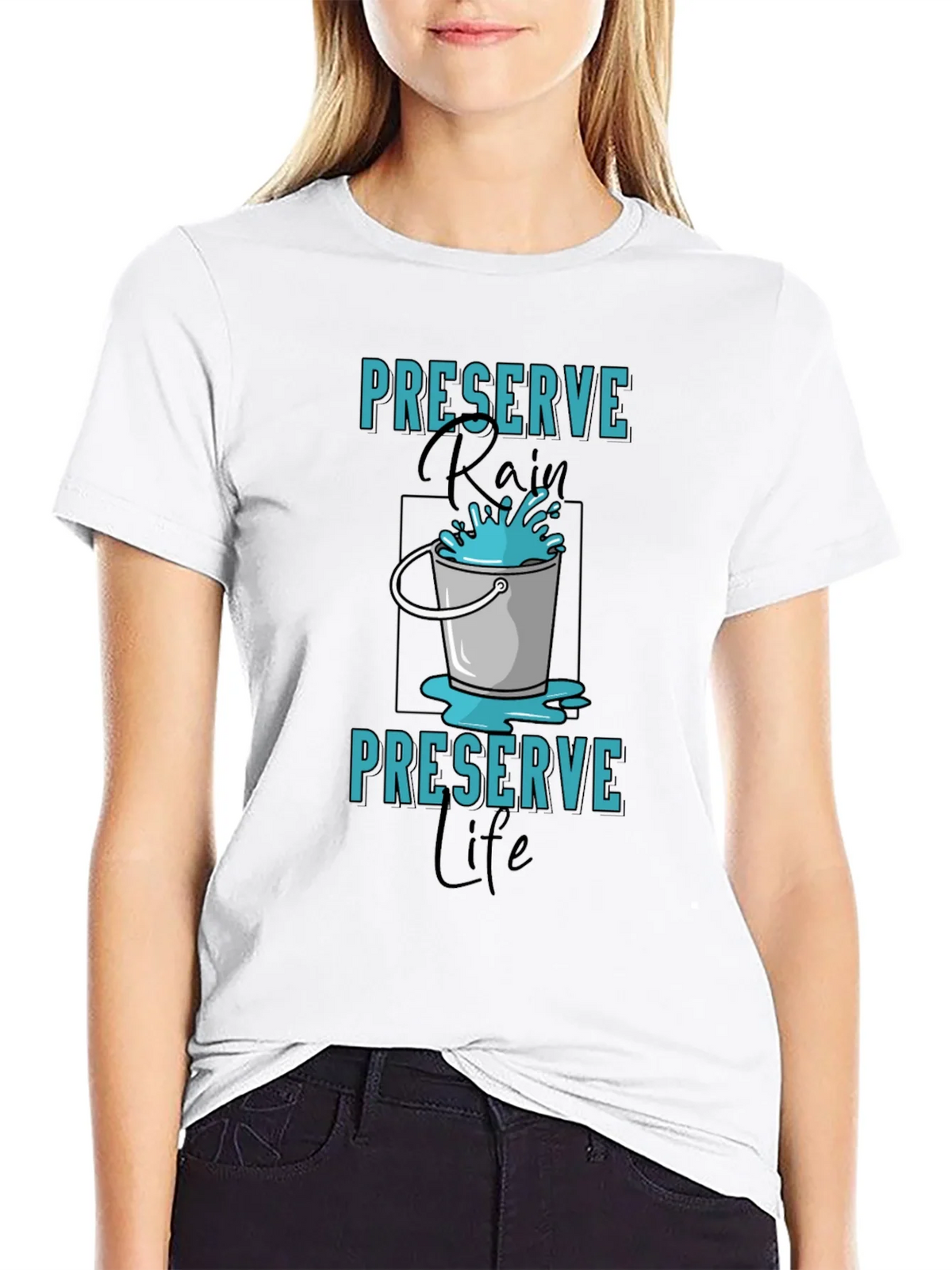 Preserve Rain T-Shirt - Environmental Awareness Tee product image 8