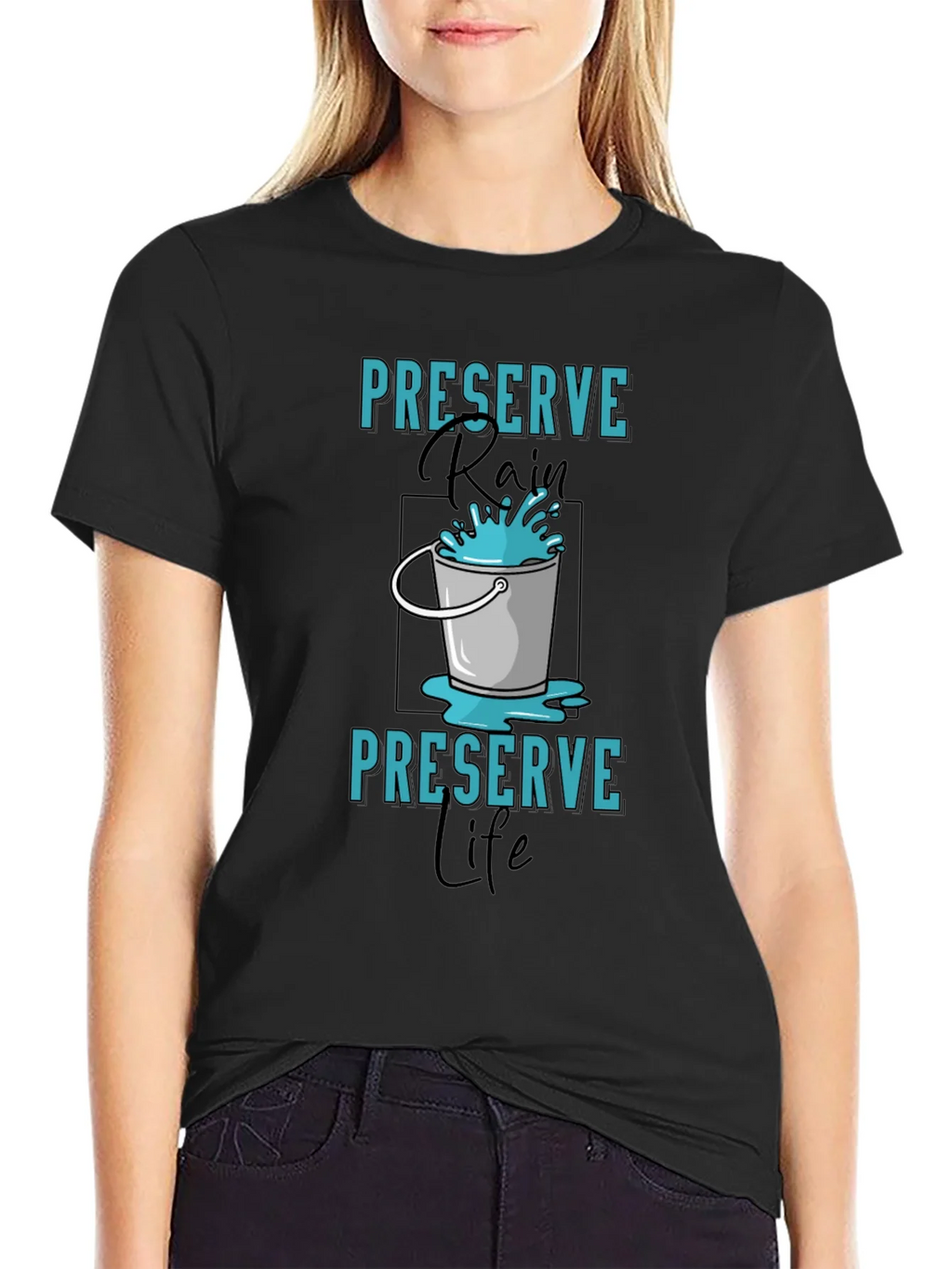 Preserve Rain T-Shirt - Environmental Awareness Tee product image 2