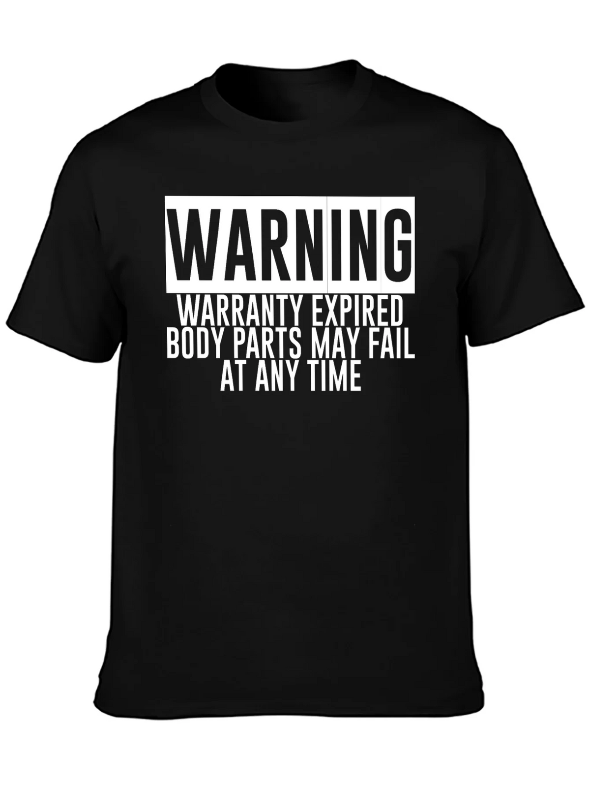 Warning: Warranty Expired Funny Graphic Tee product image 3