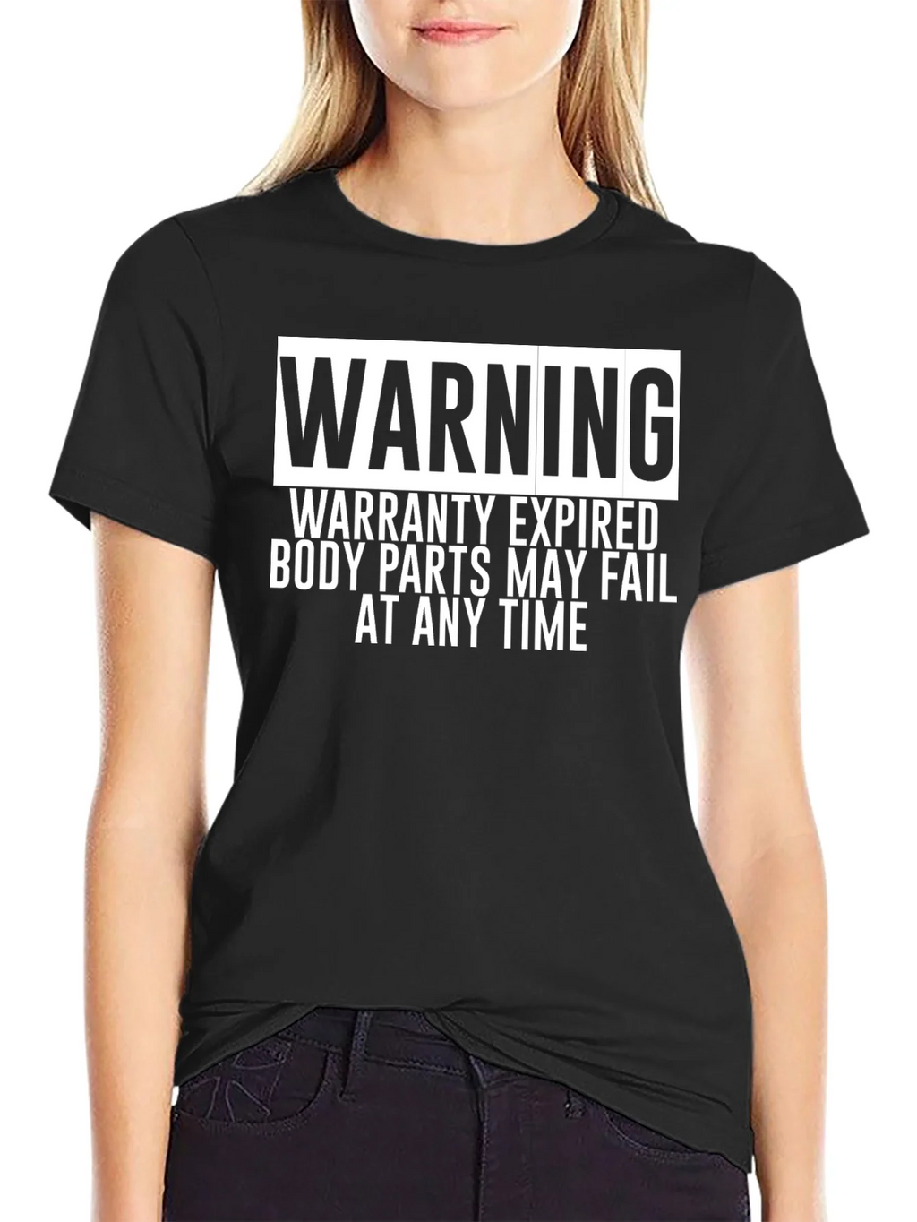 Warning: Warranty Expired Funny Graphic Tee product image 2