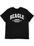 Beagle Dad T-Shirt - Black Cotton Tee product image 1