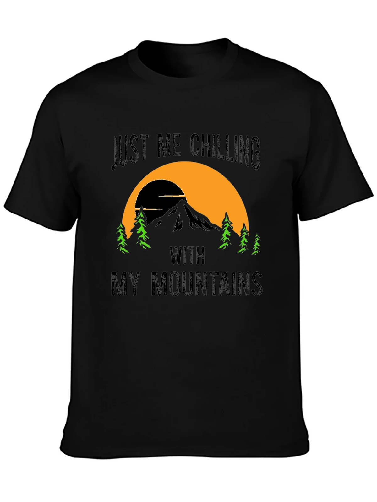 Chilling With My Mountains Graphic Tee product image 3