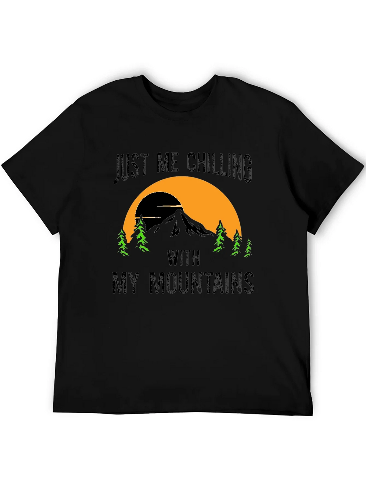 Chilling With My Mountains Graphic Tee product image 5