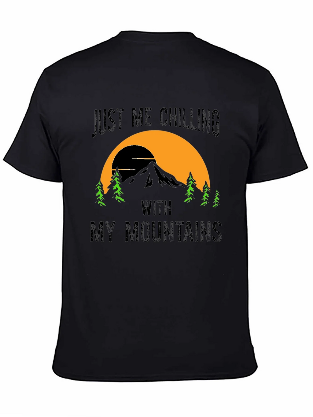 Chilling With My Mountains Graphic Tee product image 4