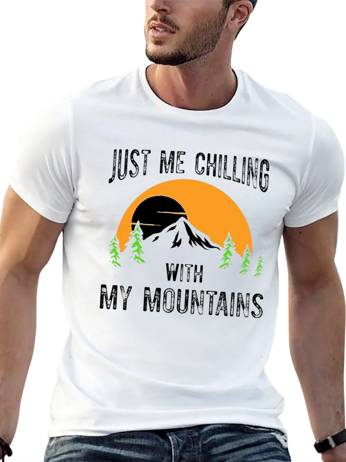 Chilling With My Mountains Graphic Tee product image 12