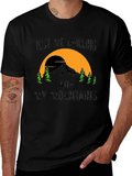 Chilling With My Mountains Graphic Tee product image 1