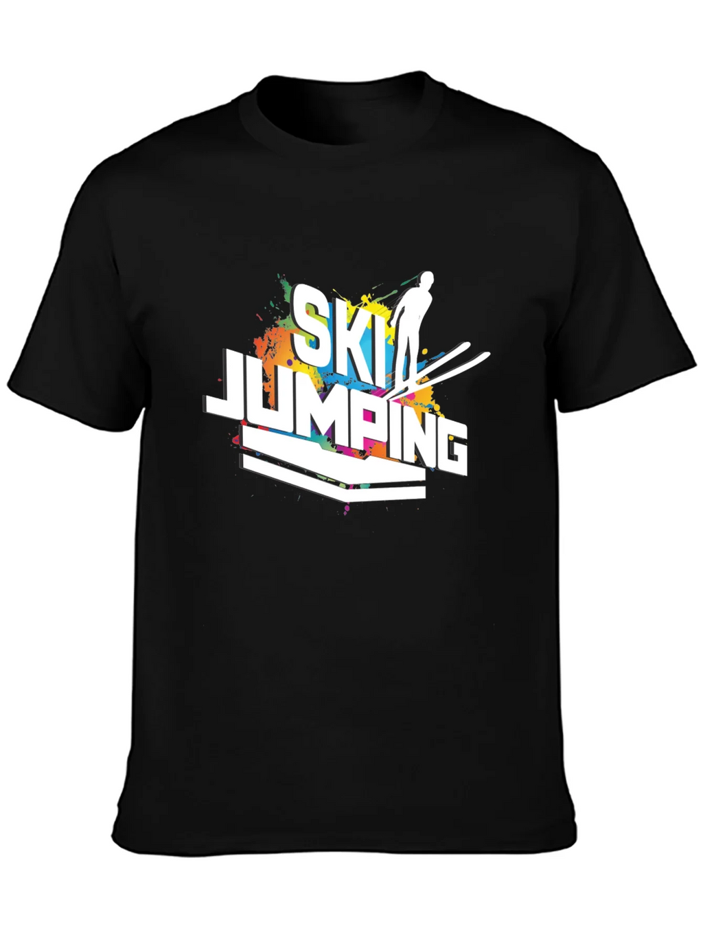 Ski Jumping Graphic Tee - Mens Black T-Shirt product image 3