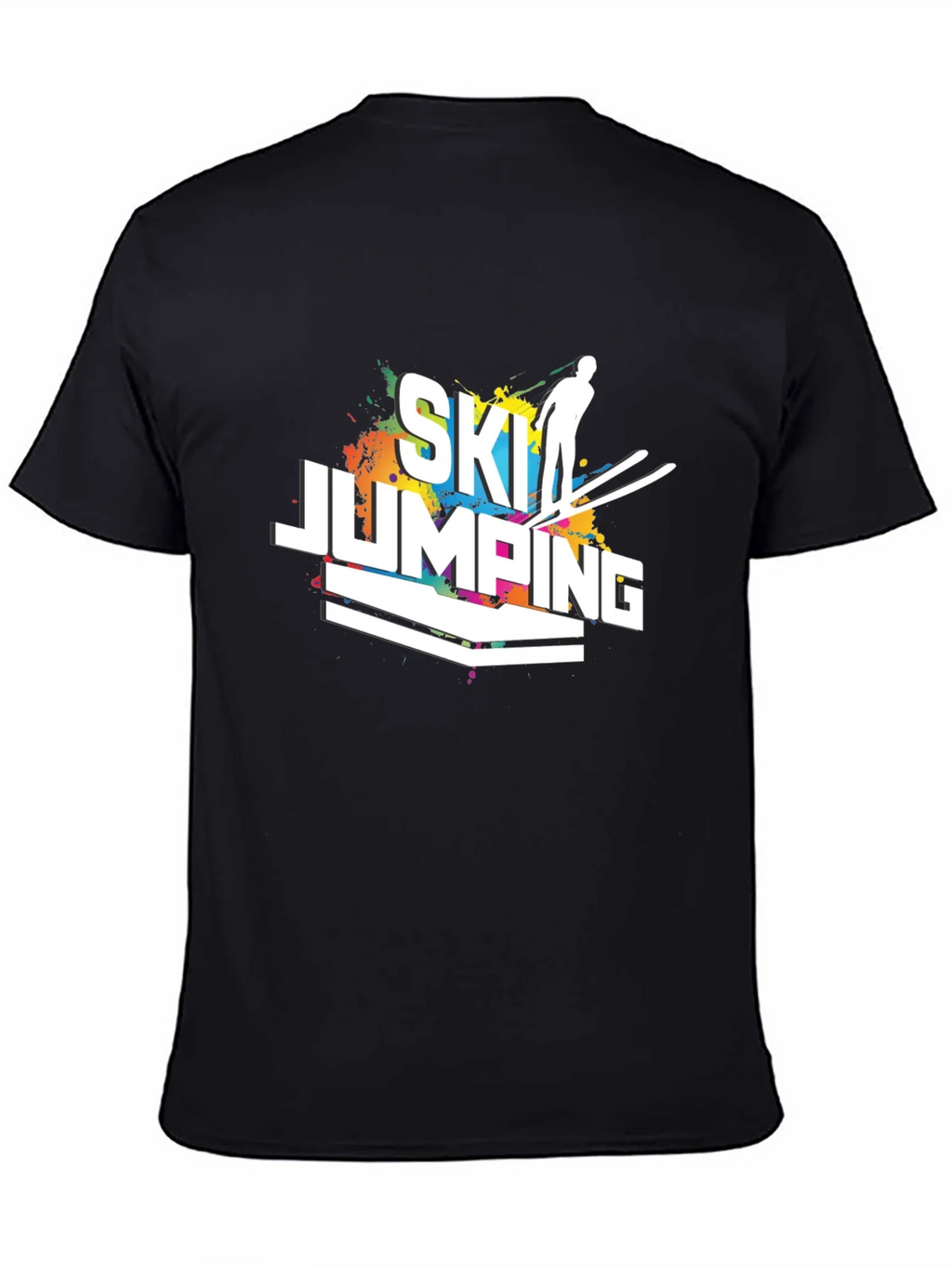 Ski Jumping Graphic Tee - Mens Black T-Shirt product image 4