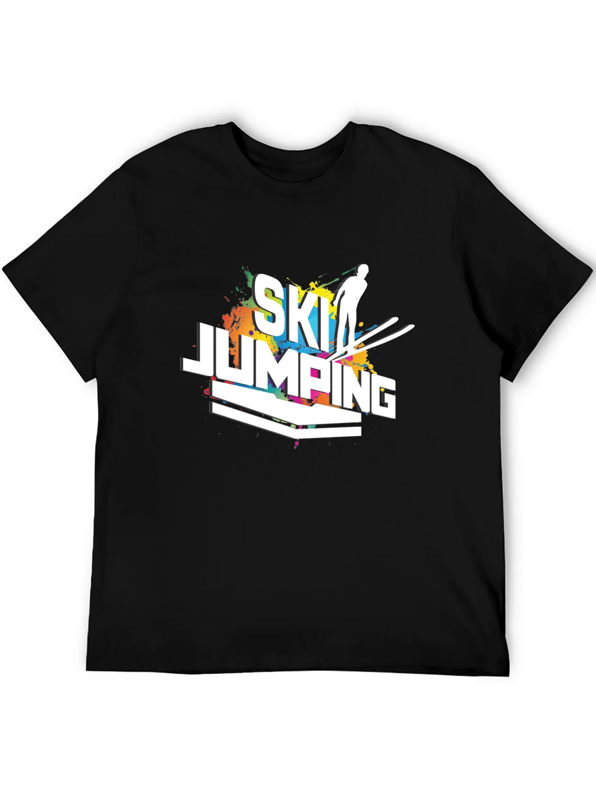 Ski Jumping Graphic Tee - Mens Black T-Shirt product image 5