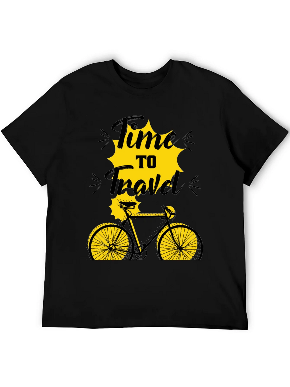 Time to Travel Bicycle Graphic Tee product image 5
