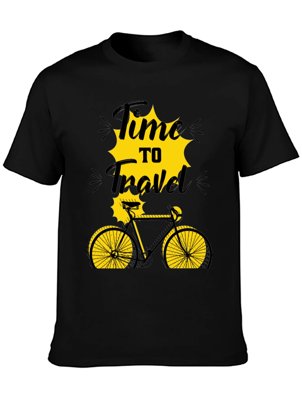 Time to Travel Bicycle Graphic Tee product image 3