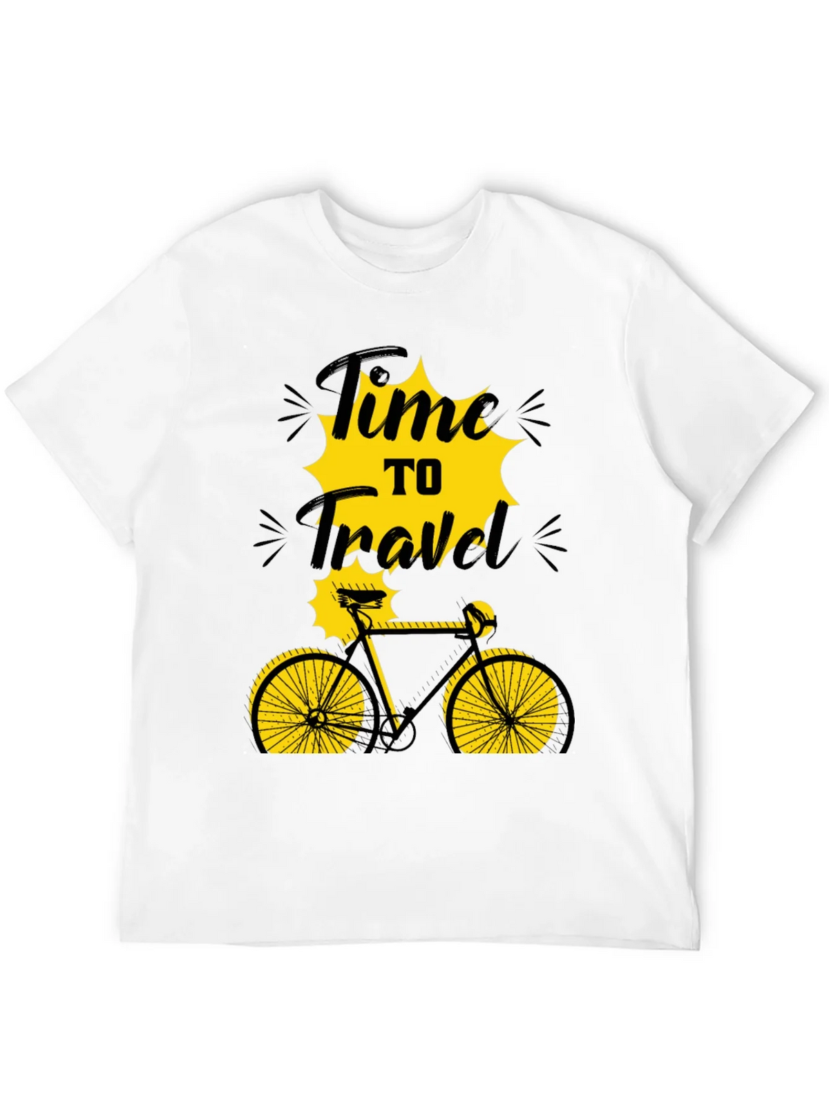 Time to Travel Bicycle Graphic Tee product image 11