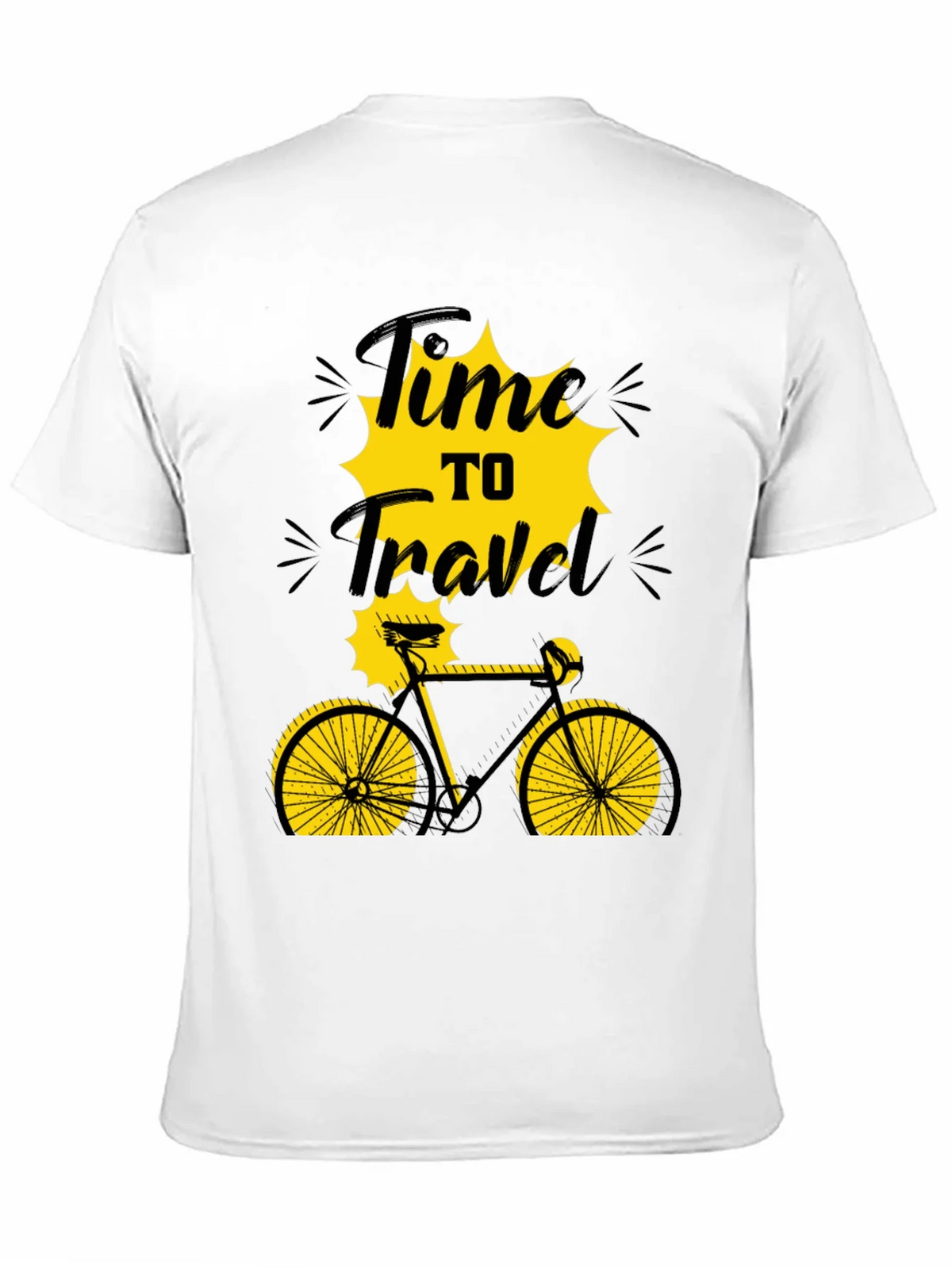 Time to Travel Bicycle Graphic Tee product image 10