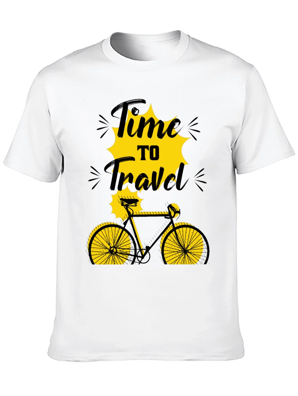 Time to Travel Bicycle Graphic Tee product image 9