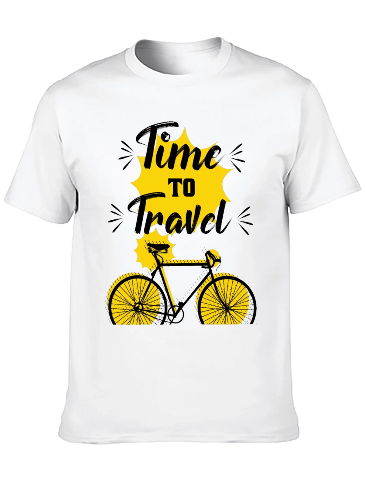 Time to Travel Bicycle Graphic Tee product image 9