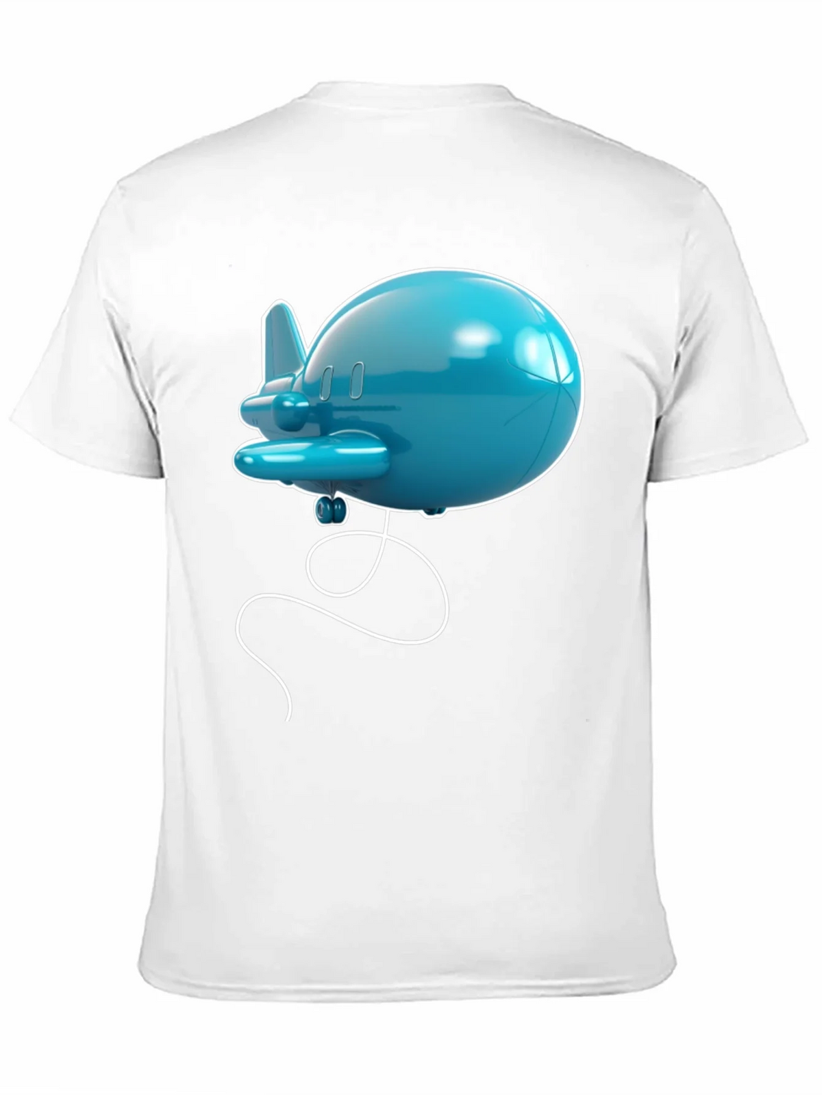 Cartoon Airplane Graphic Tee - Black T-Shirt product image 9