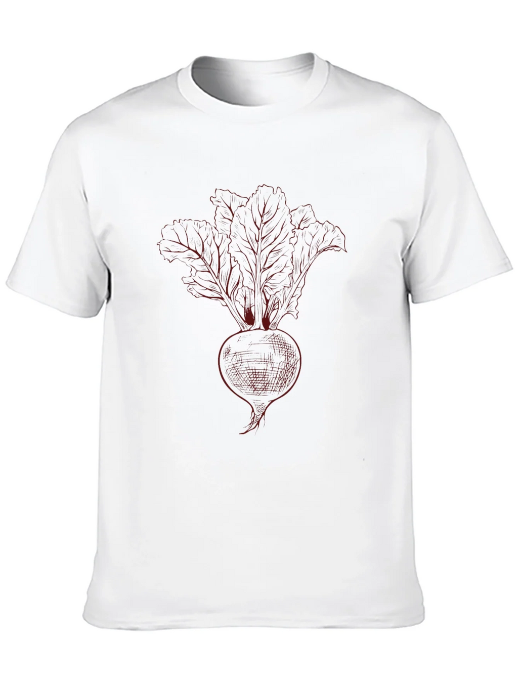 Beetroot Sketch Graphic Tee - Black Cotton T-Shirt product image 9