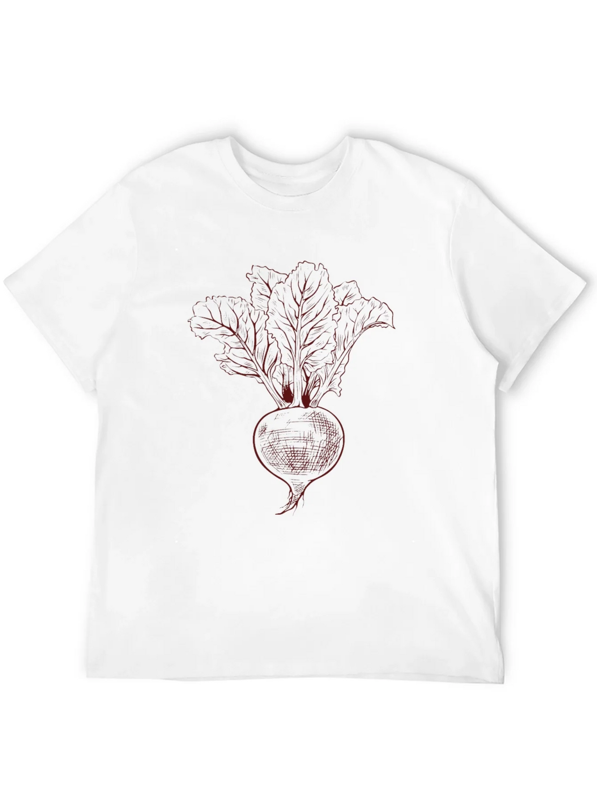Beetroot Sketch Graphic Tee - Black Cotton T-Shirt product image 11